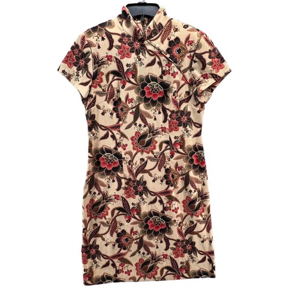 Jessica Howard Dresses Jessica Howard Qipao Floral Chinese Sheath